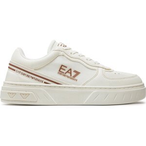 Sneakersy EA7 Emporio Armani X8X173 XK374 T821 Tr.Off Wht+Tan