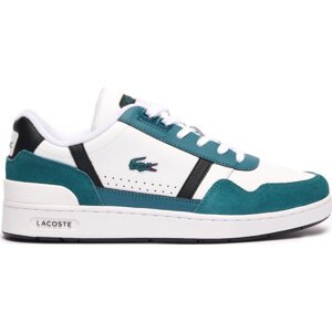 Sneakersy Lacoste T-Clip Logo 747SMA0073 Wht/Dk Grn 1R5