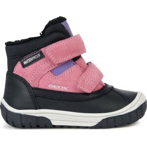 Kotníková obuv Geox B Omar Girl Wpf B262LD 022FU C0922 M Black/Fuchsia