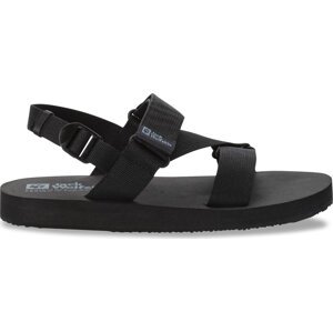 Sandály Jack Wolfskin Urban Entdeckung Belt Sandal 4056711 Black