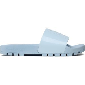 Nazouváky Calvin Klein Jeans Truck Slide Monogram Rubber W YW0YW00893 Světle modrá