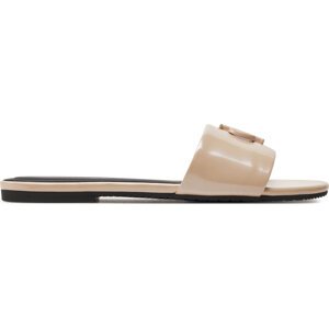 Nazouváky Calvin Klein Jeans Flat Sandal Slide Mg Met YW0YW01348 Whisper Pink ABJ