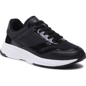 Sneakersy Calvin Klein Low Top Lace Up Mix HM0HM00901 Černá