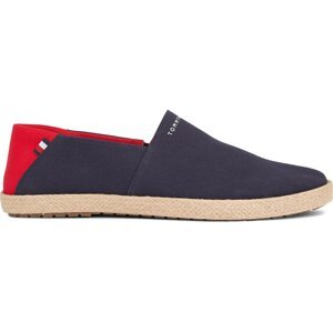 Espadrilky Tommy Hilfiger Hilfiger Espadrille Core Textile FM0FM04981 Desert Sky DW5