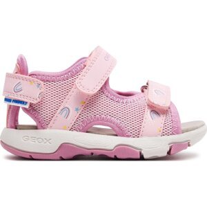 Sandály Geox B Sandal Multy Girl B450DA 0ASCE C8099 M Růžová