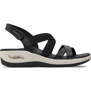 Sandály Skechers Arch Fit Sunshine-Luxe Lady 163387/BLK Černá