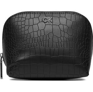 Kosmetický kufřík Calvin Klein Ck Daily Cosmetic Pouch_Croco K60K612640 Černá