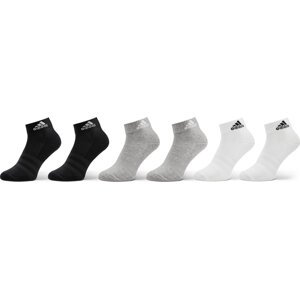 Nízké ponožky Unisex adidas Cushioned Sportswear Ankle Socks 6 Pairs IC1292 Šedá