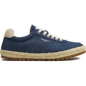 Espadrilky Pepe Jeans Drenan Sporty PMS10323 Tmavomodrá