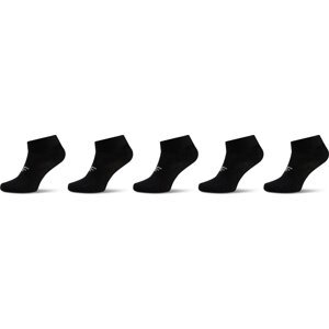 Sada 5 párů dámských nízkých ponožek 4F 4FWAW23USOCF216 Černá