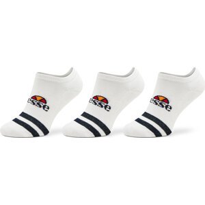 Sada 3 párů dámských nízkých ponožek Ellesse Melna SAAC0876 White 908