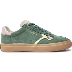 Sneakersy Pepe Jeans Travis Retro PLS31586 Zelená