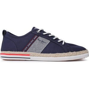 Espadrilky Pepe Jeans Maoui Tape PMS30917 Tmavomodrá