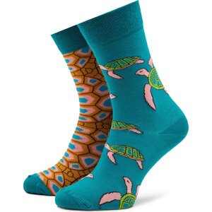Klasické ponožky Unisex Funny Socks Turtle SM1/21 Modrá