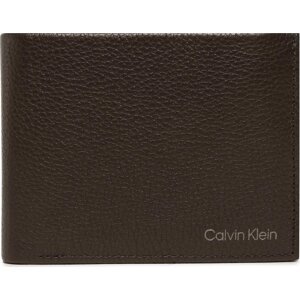 Velká pánská peněženka Calvin Klein Warmth Trifold 10Cc W/Coin L K50K507969 Hnědá