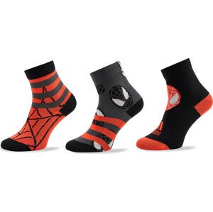 Sada 3 párů dětských vysokých ponožek adidas HZ2915 Šedá