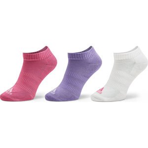 Kotníkové ponožky Unisex adidas Cushioned Low-Cut Socks 3 Pairs IC1335 Růžová