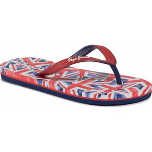 Žabky Pepe Jeans Dorset Beach PBS70033 Červená