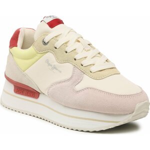 Sneakersy Pepe Jeans Rusper Sweet PLS31477 Béžová