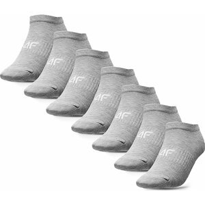 Sada 7 párů dámských nízkých ponožek 4F 4FWAW23USOCF215 27M