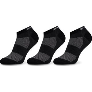 Sada 3 párů nízkých ponožek unisex Reebok Te Low Cut Sock 3P GH0408 Black