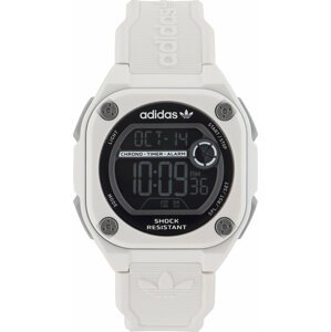 Hodinky adidas Originals City Tech Two Watch AOST23062 White