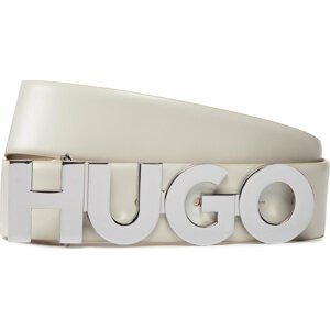 Pánský pásek Hugo Zula Belt 3.5cm C-Zl 50482438 Béžová