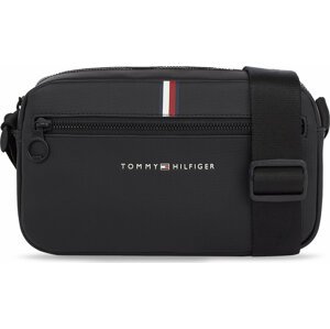 Brašna Tommy Hilfiger Th Essential Pique Ew Reporter AM0AM11922 Černá