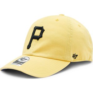 Kšiltovka 47 Brand MLB Pittsburgh Pirates Double Under '47 CLEAN UP BAS-DBLUN920GWS-MZ06 Žlutá