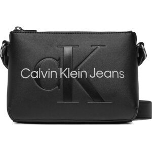 Kabelka Calvin Klein Jeans Sculpted Camera Pouch21 Mono K60K610681 Black/Metallic Logo 0GL