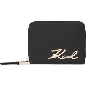 Velká dámská peněženka KARL LAGERFELD 240W3202 Black/Gold