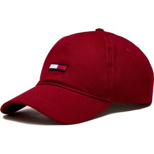 Kšiltovka Tommy Jeans Tjm Elongated Flag Cap AM0AM11692 Červená