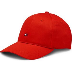 Kšiltovka Tommy Hilfiger Small Flag Cap AU0AU01528 Fierce Red XND