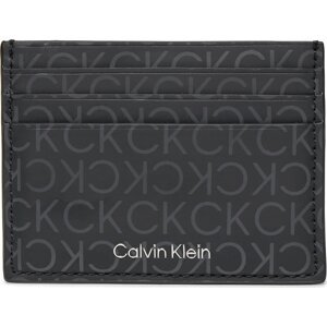Pouzdro na kreditní karty Calvin Klein Rubberized Cardholder 6Cc K50K511256 Černá