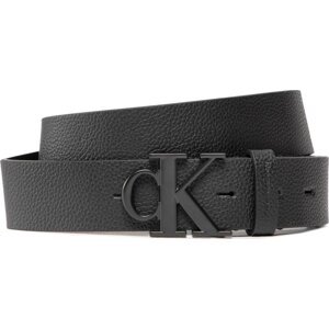 Pánský pásek Calvin Klein Jeans Round Mono Plaque Belt 35Mm K50K509883 BDS