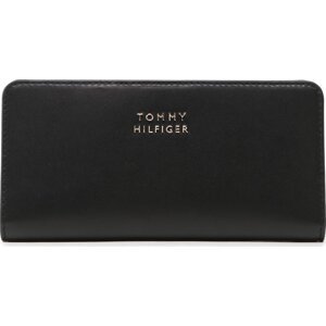 Velká dámská peněženka Tommy Hilfiger Casual Chic Leather Large Wallet AW0AW14916 BDS