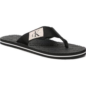 Žabky Calvin Klein Jeans Flip Flop Webbing YM0YM00732 Black/Bright White BEH