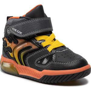 Sneakersy Geox J Inek B. C J949CC 0BU11 C0038 M Black/Orange