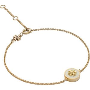 Náramek Tory Burch Kira Enamel Chain Bracelet 90284 Tory Gold/New Ivory 700