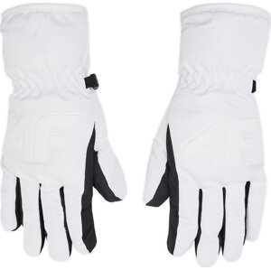 Lyžařské rukavice 4F H4Z22-RED001 Bílá
