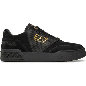 Sneakersy EA7 Emporio Armani X8X121 XK359 M701 Triple Black+Gold