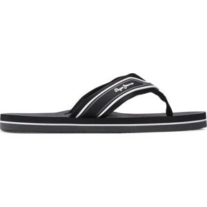 Žabky Pepe Jeans South Beach 2.0 PMS70109 Black 999