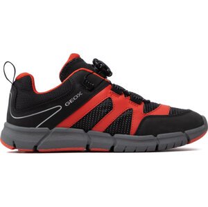 Sneakersy Geox J Flexyper B. D J259BD 0FU50 C0038 D Black/Orange