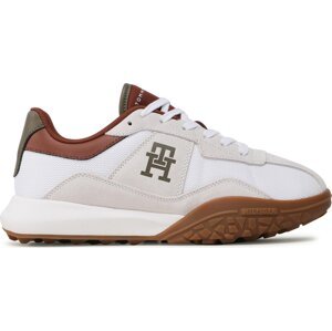 Sneakersy Tommy Hilfiger Retro Modern Runner Mix FM0FM04701 White YBS