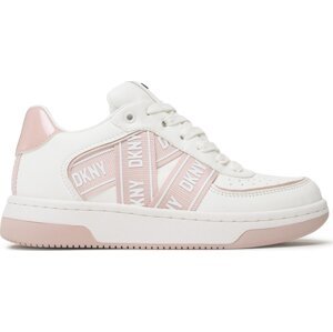 Sneakersy DKNY Olicia K4205683 Pale Wht/Lotus AHQ