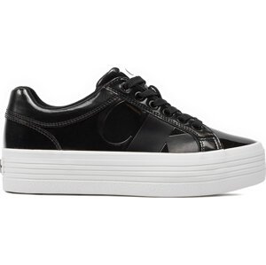 Sneakersy Calvin Klein Jeans Bold Vulc Flatf Low Lth Nbs Mr YW0YW01408 Black/Bright White 0GM