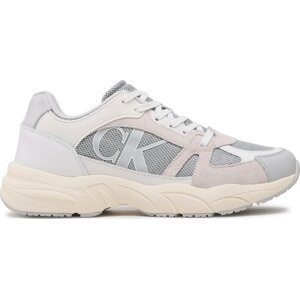 Sneakersy Calvin Klein Jeans Retro Tennis Laceup Mix Lth YM0YM00696 Oyster Mushroom PSX