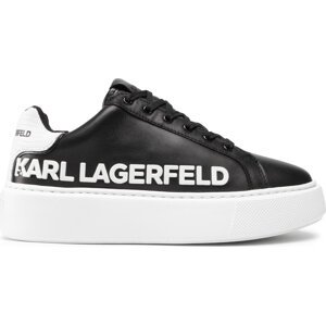 Sneakersy KARL LAGERFELD KL62210 Black/White Lthr