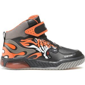 Sneakersy Geox J Inek Boy J369CC 0BUCE C0038 M Black/Orange