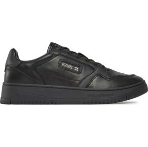 Sneakersy KARL LAGERFELD KL53020 Black Lthr / Mono